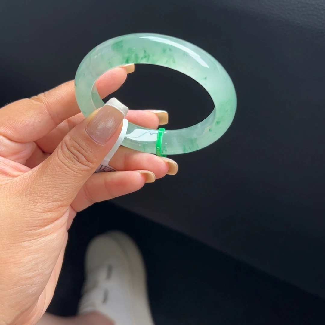 一***水未镶嵌手镯石英质玉非洲翠53