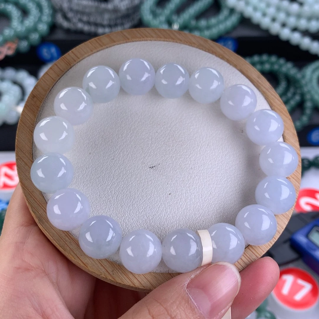 翡翠手链未镶嵌卡12.4