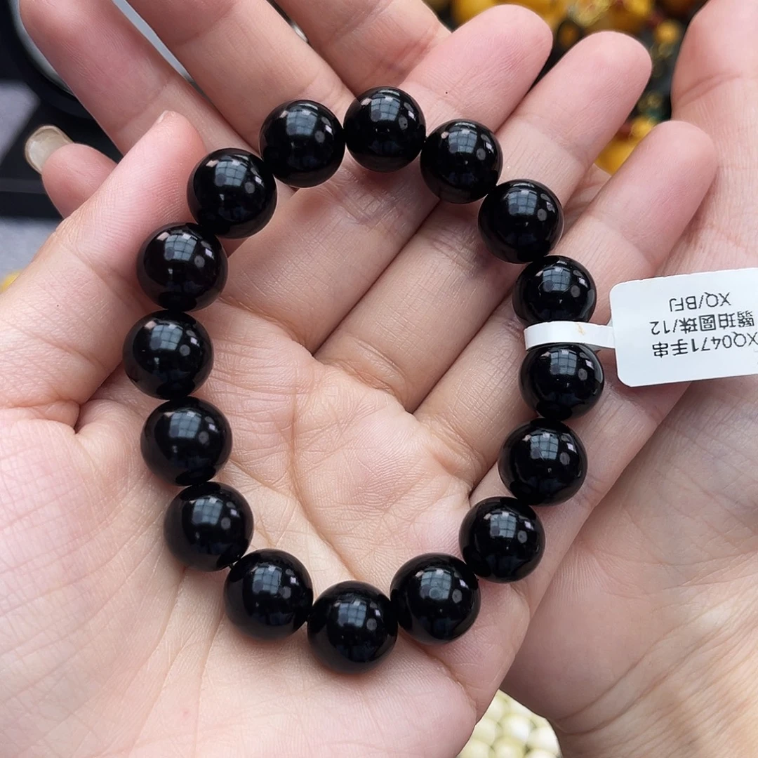 如***贝琥珀未镶嵌手链12m翳珀