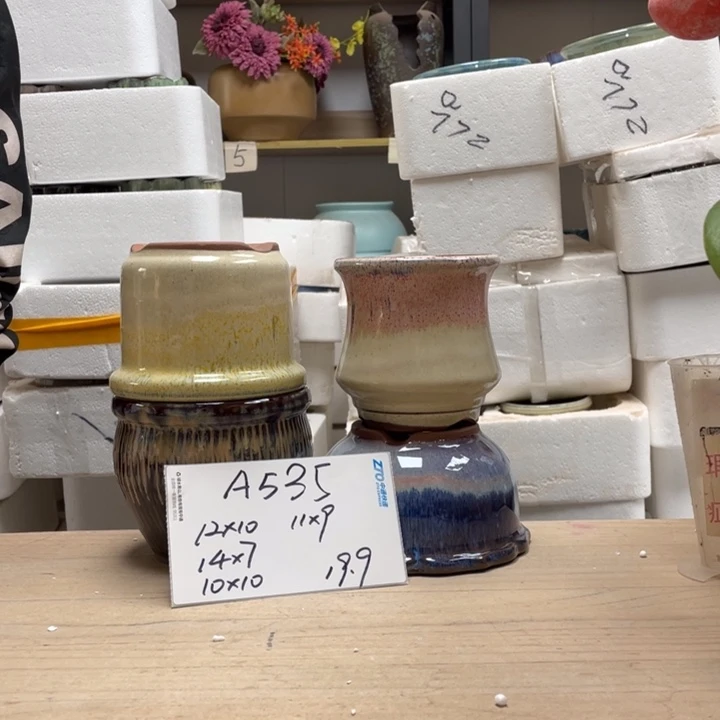 粗陶多肉花盆微瑕535