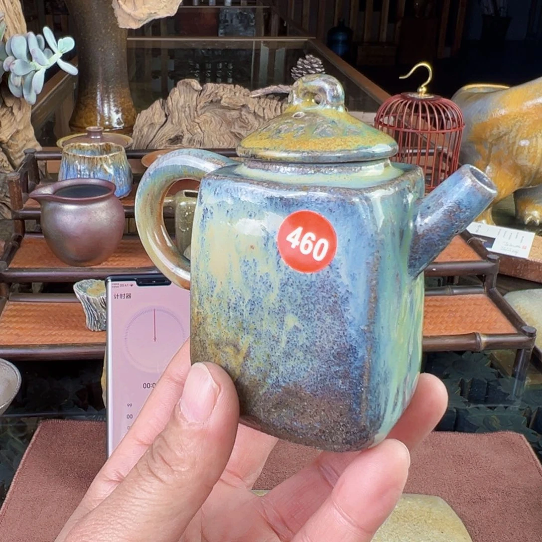 杯开*460号杨老师手捏柴烧壶