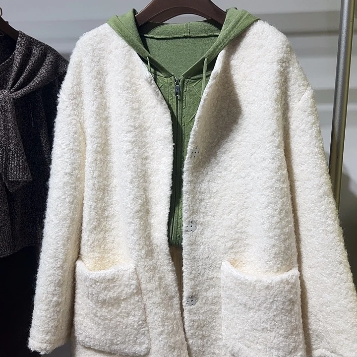 YAOLY姚领秋冬新款时尚阔版外套