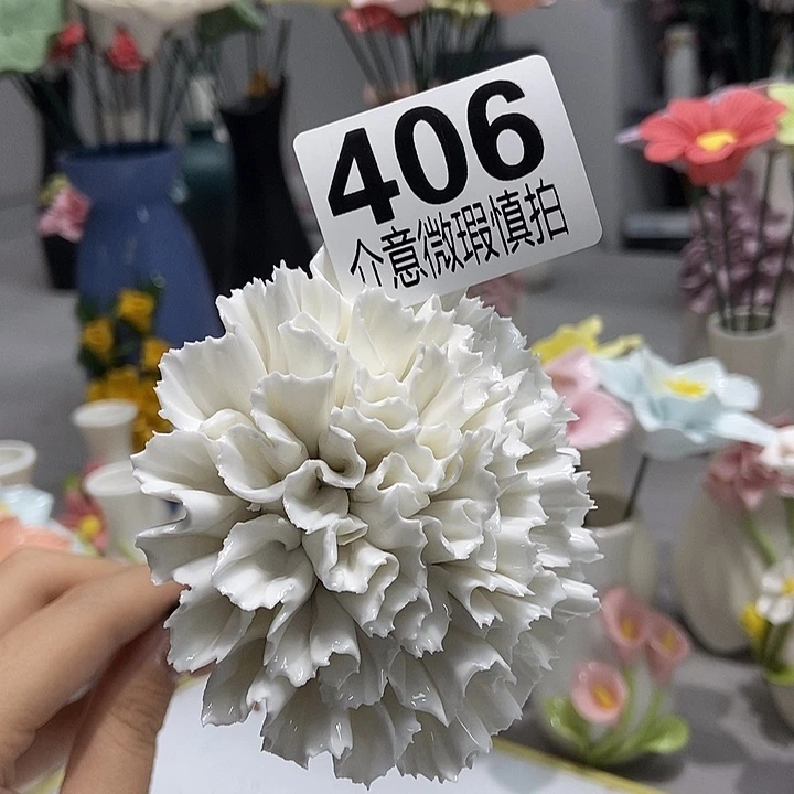 -***-陶瓷纯手工捏花设计