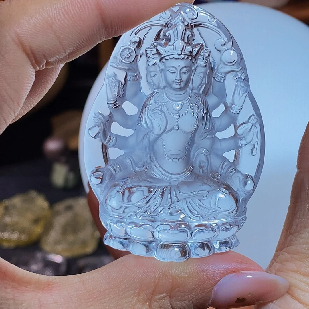 好***8水晶未镶嵌颈饰吊坠