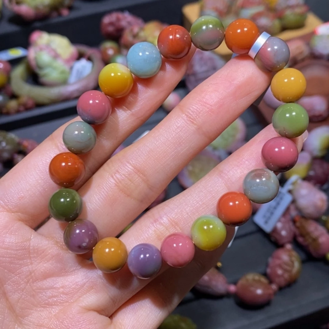 【闪购商品】玛瑙/玉髓手串未镶嵌一****晶盐源玛瑙