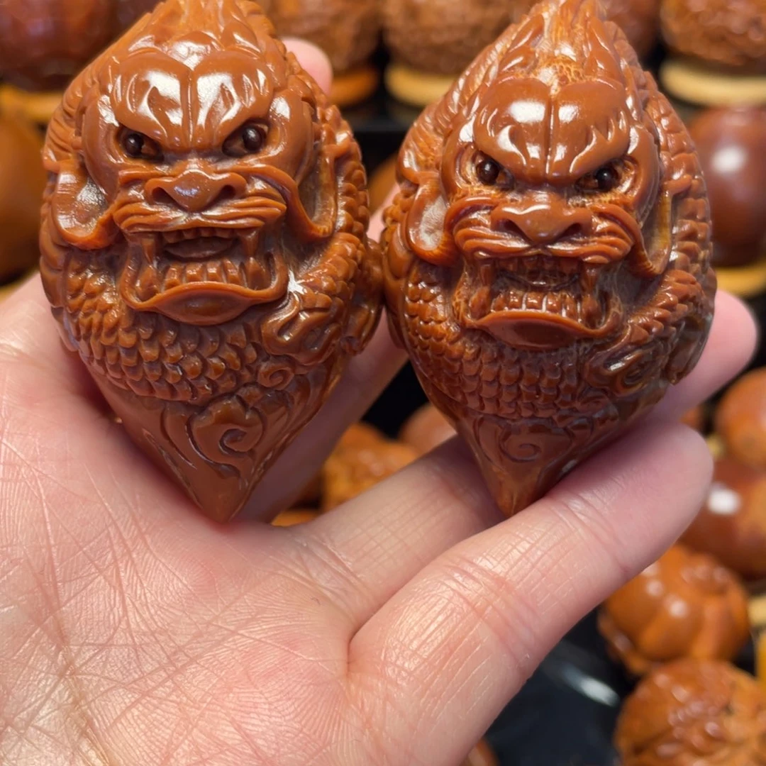 橄榄核手串/手链锐**取龙一对