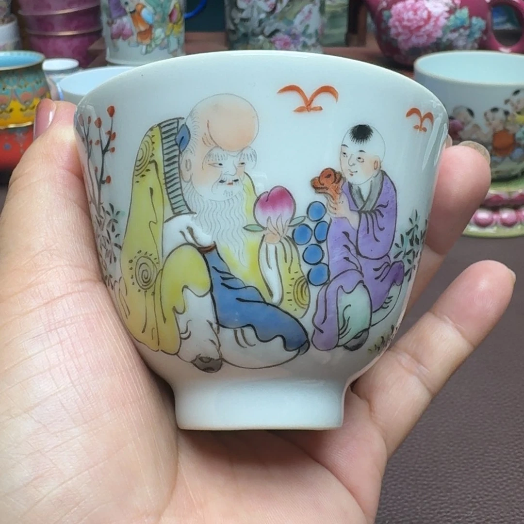 瓷片景德镇仿古手工制作精品展示