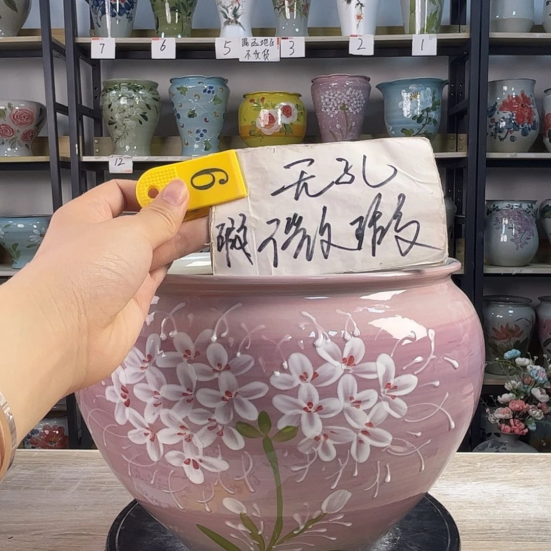 罐1tc景德镇陶瓷花盆