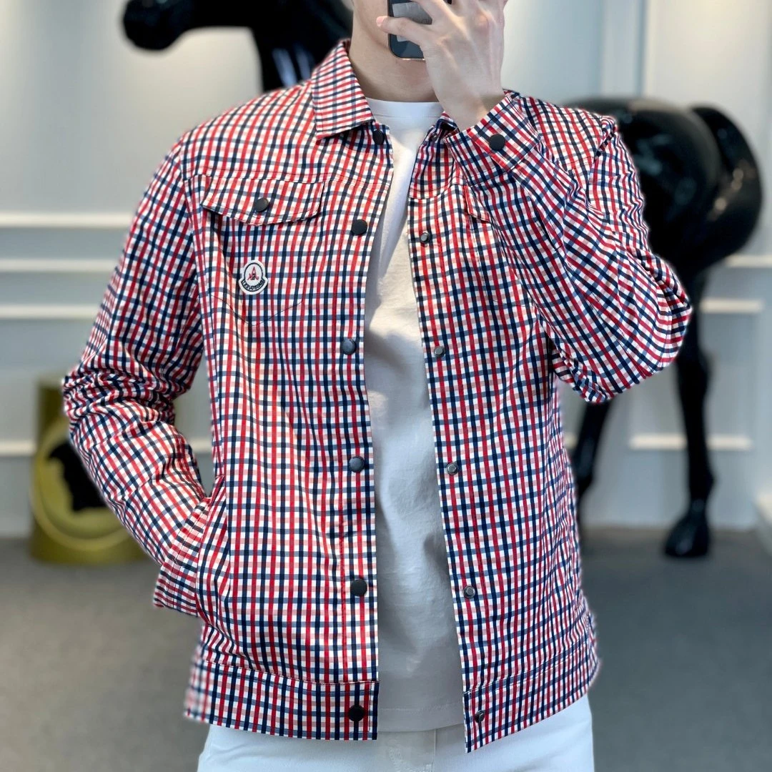 古帝特尼新款男士时尚外套衬衣长袖男装韩版秋季潮流夹克LL+82208