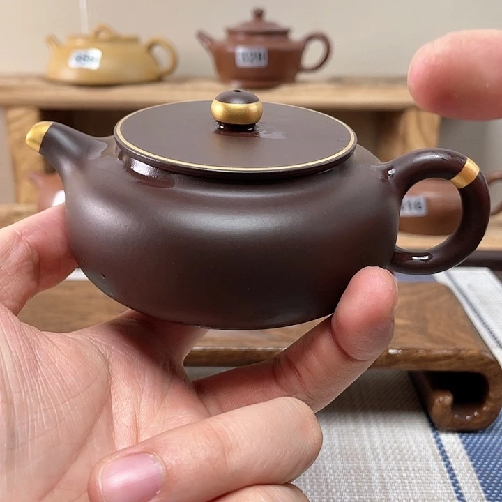 紫砂茶壶清*原矿手工紫砂壶