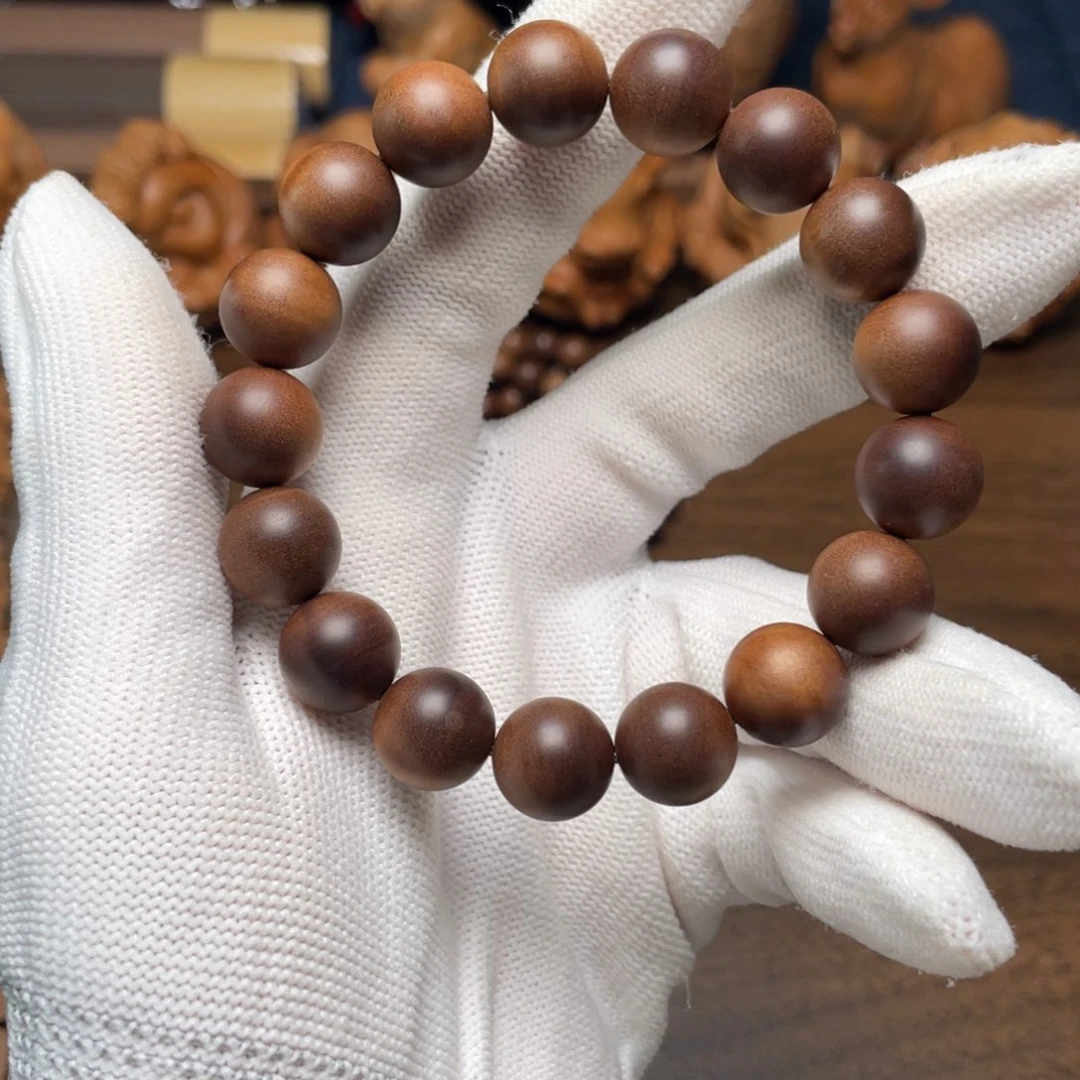 檀香木手串/手链老山黑肉12单圈