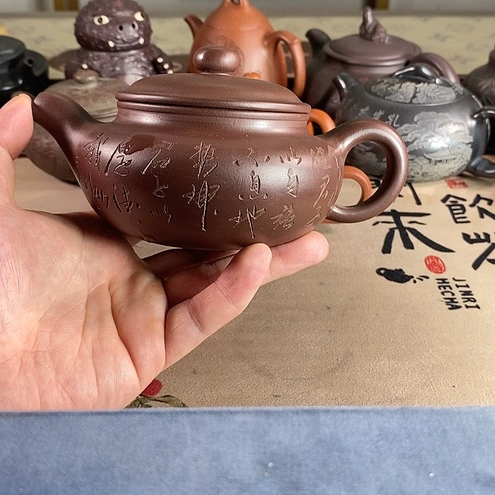 茶壶紫砂紫砂的微瑕