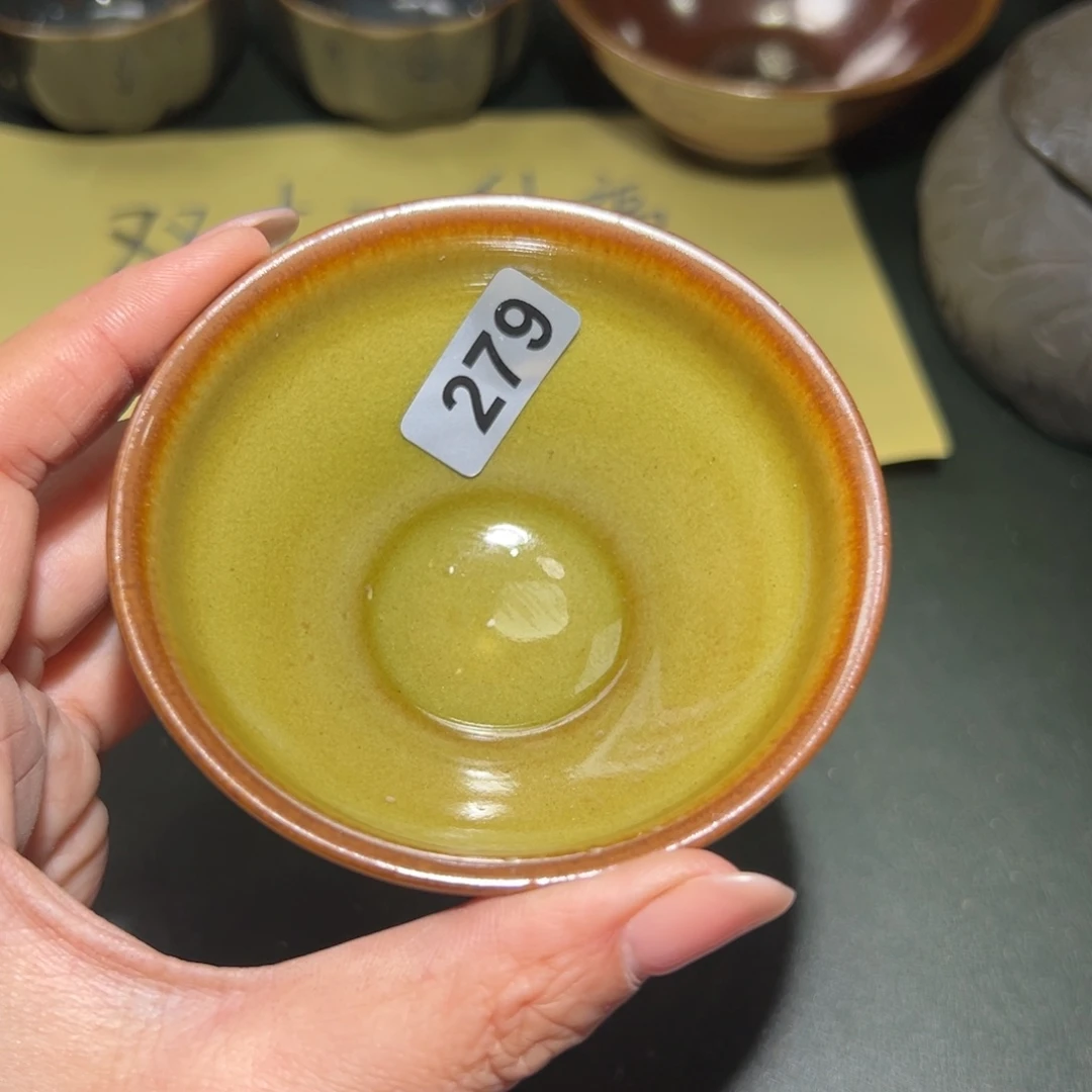 夏***天茶盏全手工原矿原釉建盏