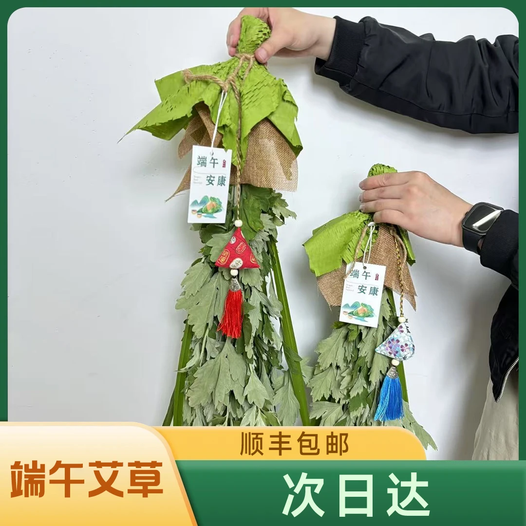 【艾草次日达·端午节花束】艾草加菖蒲鲜切花生活鲜花·基地直发·鲜花批发·直播任意两单包邮配送艾草花束同城送