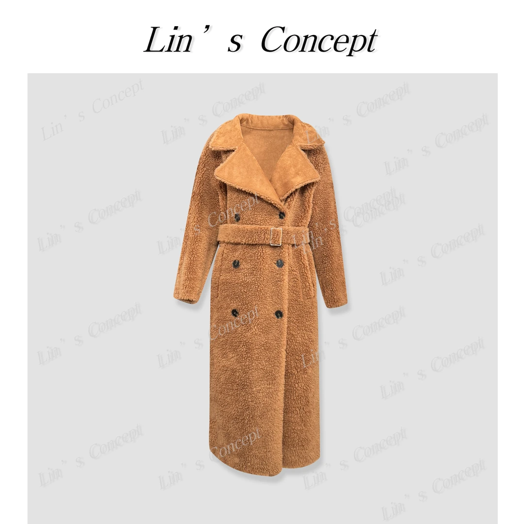 【Lin's concept】秋冬经典高级两面穿大衣DL2406849