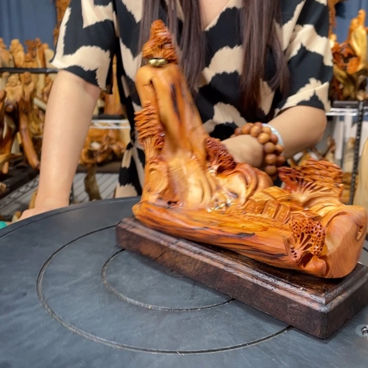 柏木（崖柏）山水倒流香送两盒香