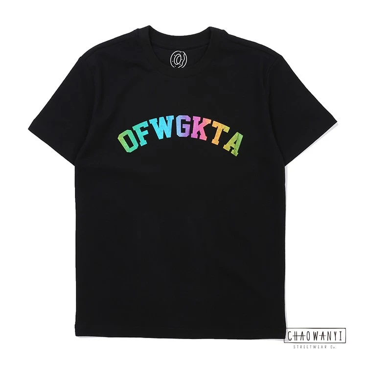 潮流夏季纯棉舒适男女情侣黑色T恤春夏印花圆领休闲半袖时尚百搭