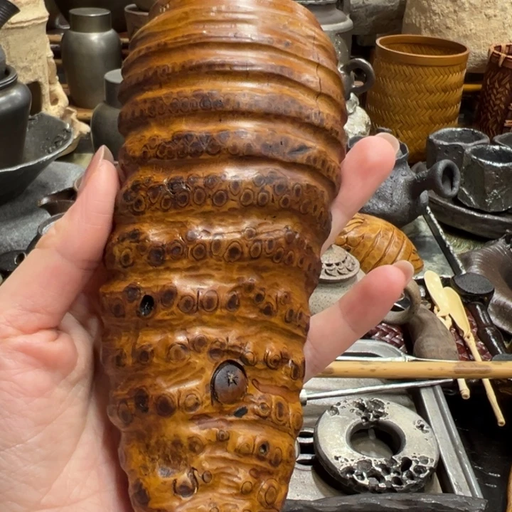 竹根茶则茶器茶器