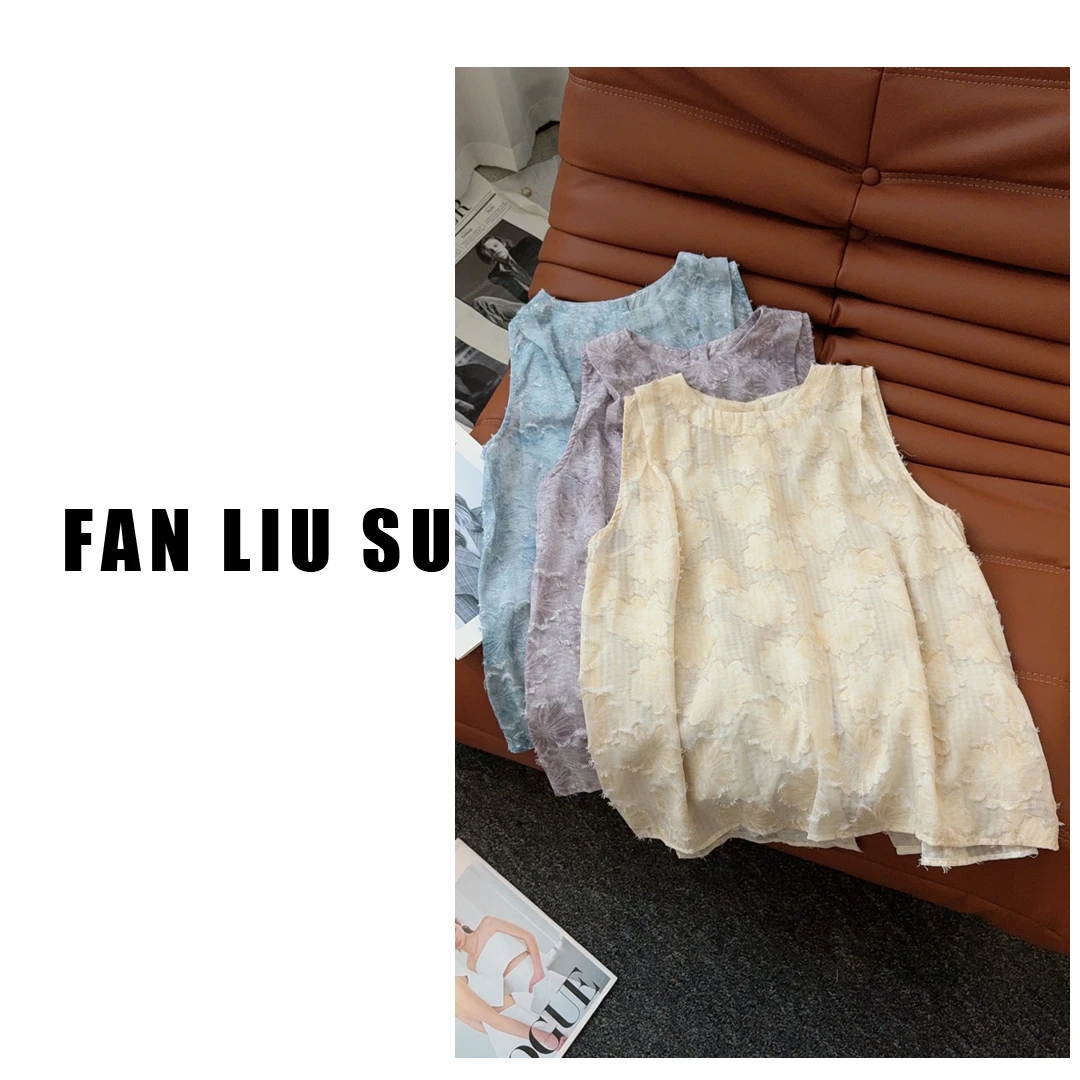 无袖上衣小衫开衫马夹2025新款女士夏季马夹