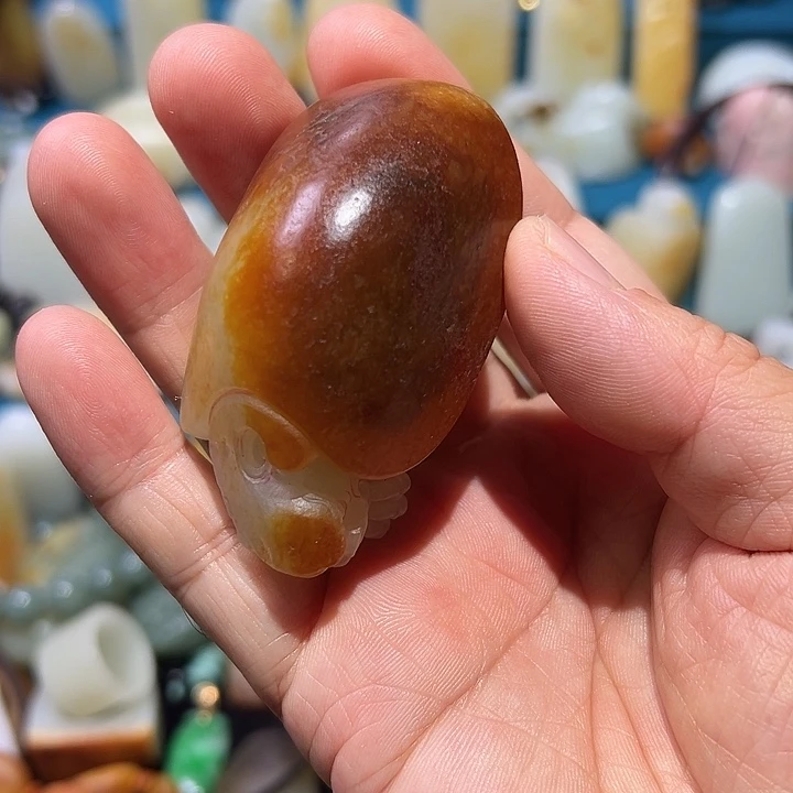 牛***佬和田玉未镶嵌吊坠(不含链)