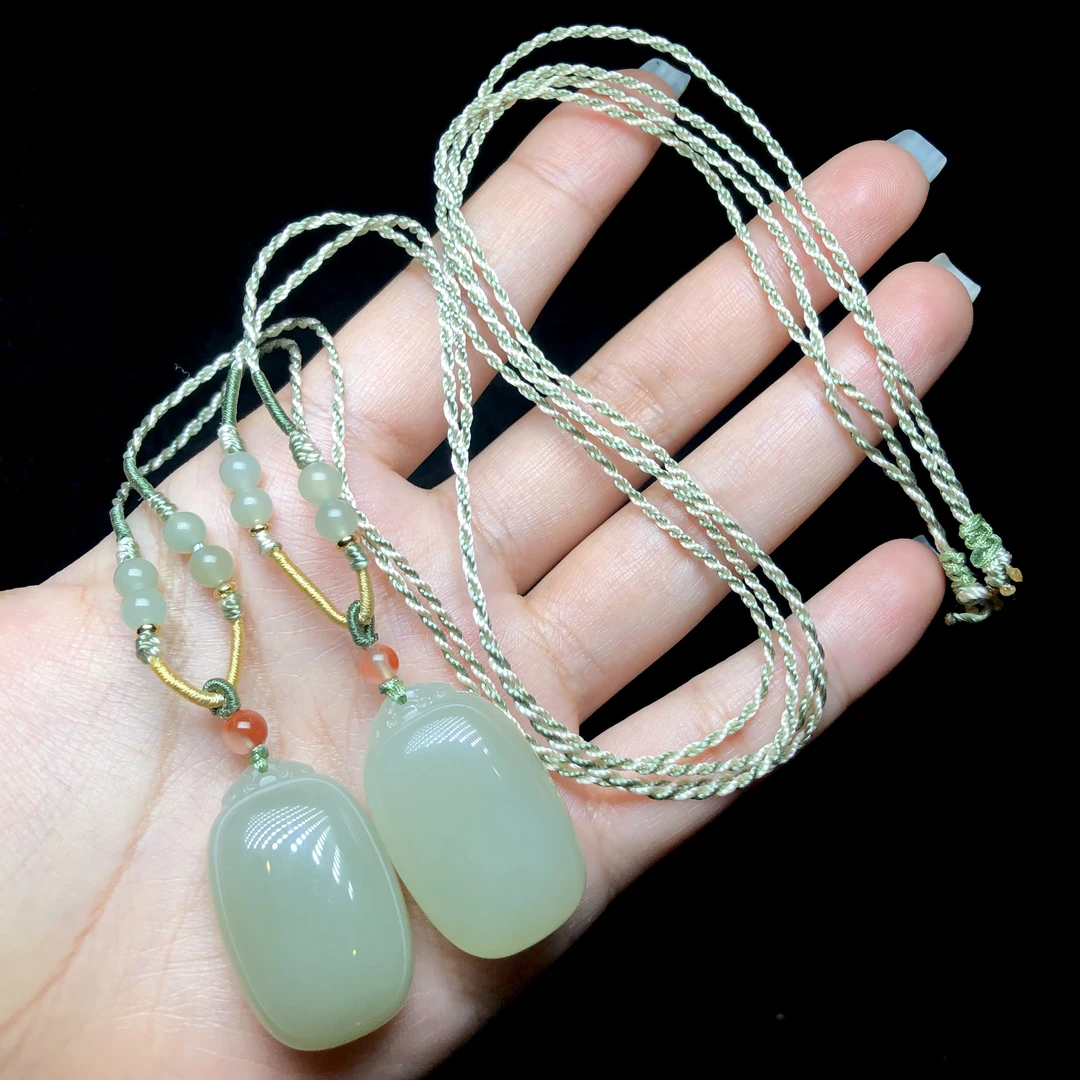 【云上叙】和田玉吊坠-多样性发其一-20x32x12.5mm-V43552-17（东哥）