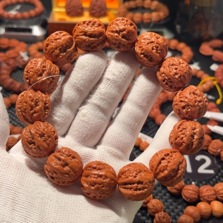 手串文玩核桃像**房核桃手串2.1尺寸全品