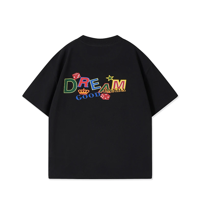 【主播推荐】【顾奈】短袖t恤2025新款夏季高级感痞帅青少年男生上衣