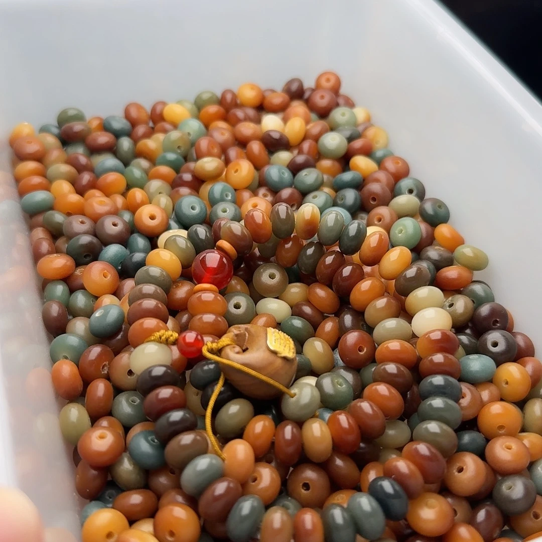 吊坠菩提根/象牙果120颗敦煌9算盘