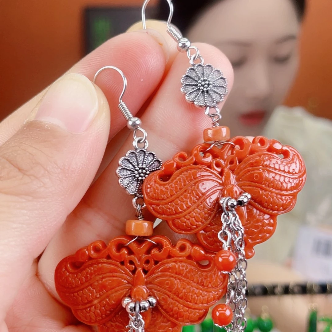 翡翠未镶嵌耳饰饰品