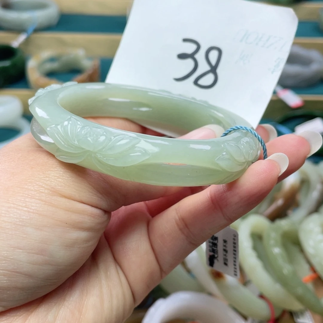 未镶嵌手镯和田玉圈口60