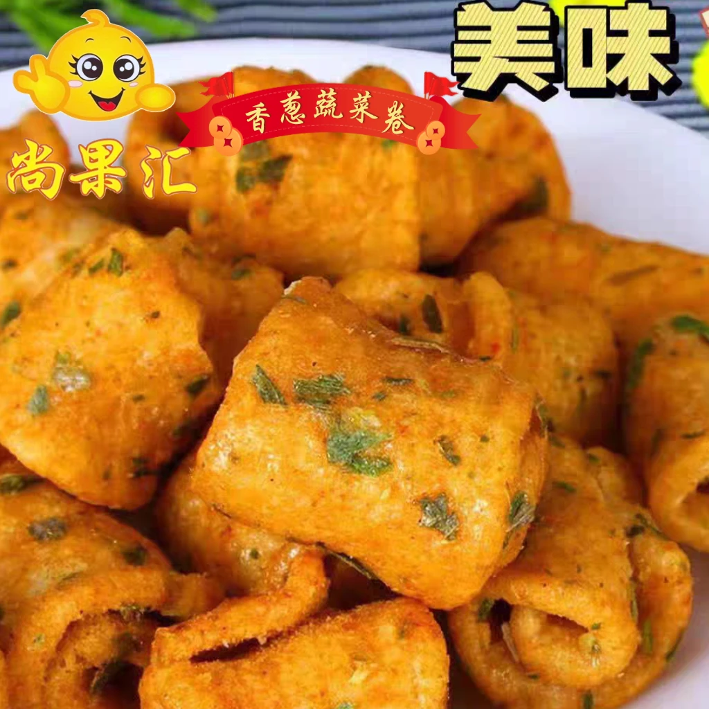 香葱蔬菜卷休闲小吃