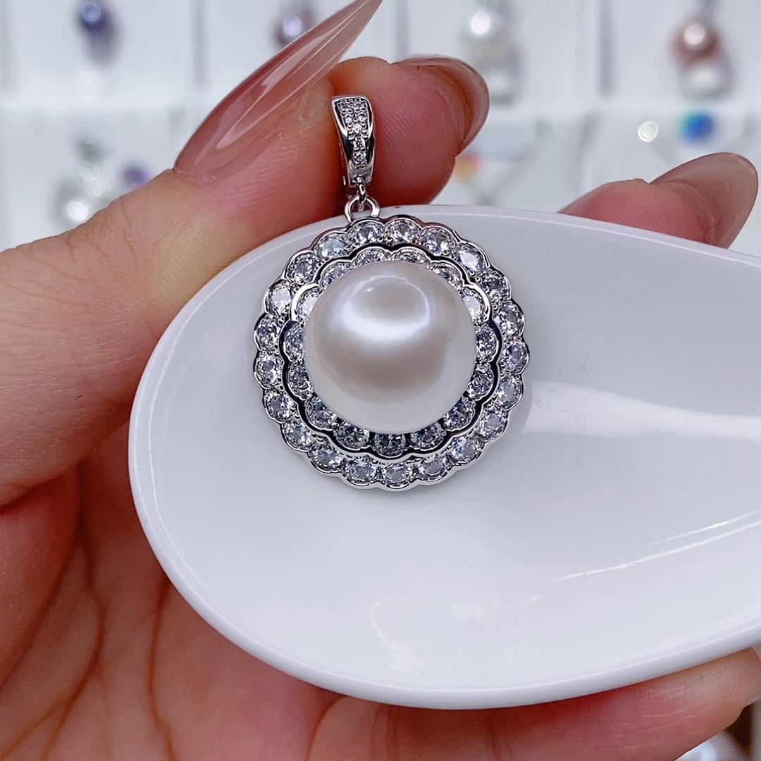 未镶嵌淡水珍珠吊坠(赠链)