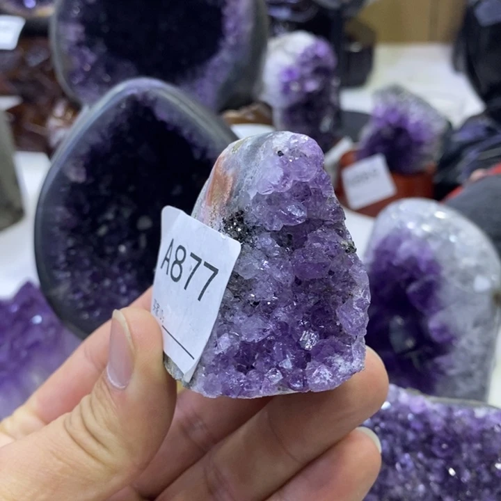 珠宝半成品未镶嵌紫晶A877