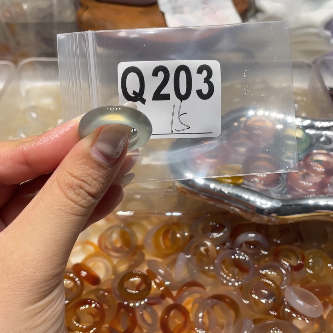 玛瑙/玉髓未镶嵌戒指203