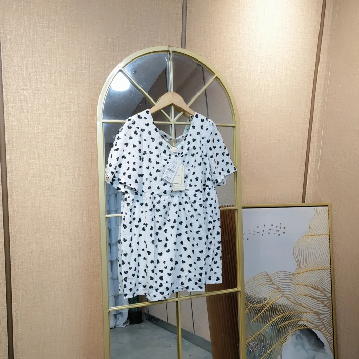 CL28孕妇白色波点上衣M90-120