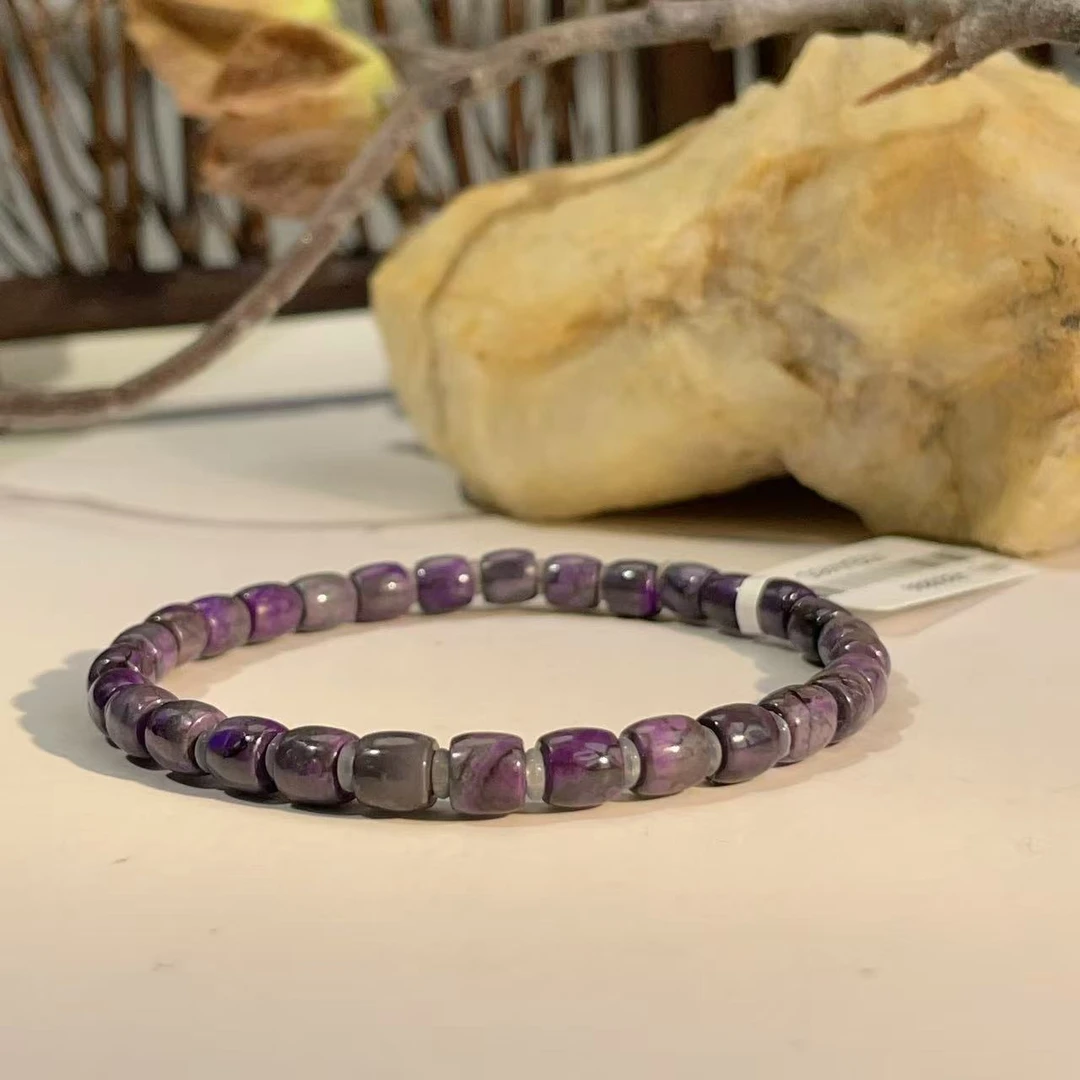 舒俱来泥地皇家紫手串/AZB4465（青衣）