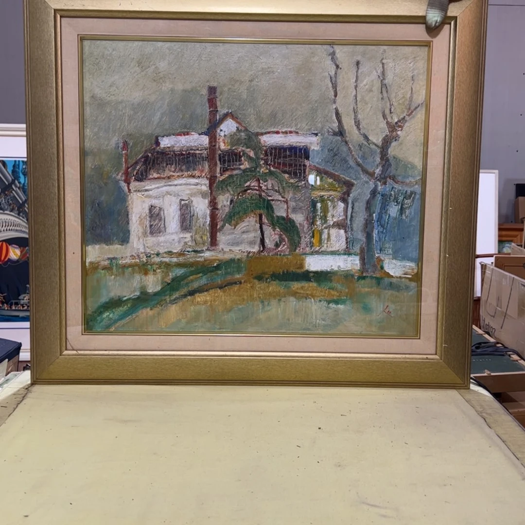 绘画M*T屏风框画茶空间设计