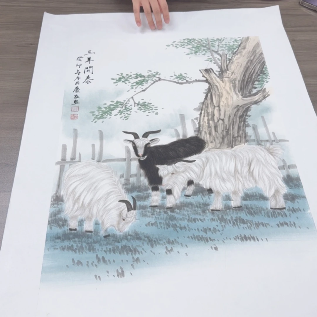 宾***生国画手绘国画作品