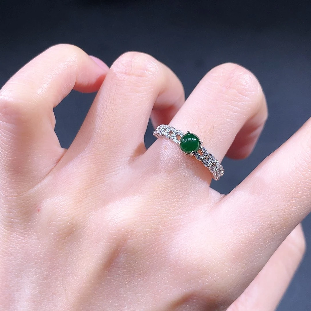 未镶嵌戒指翡翠翡翠