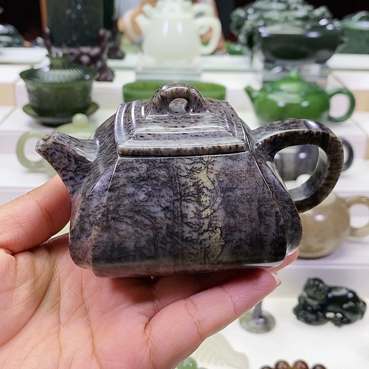 未镶嵌和田玉挂件茶壶