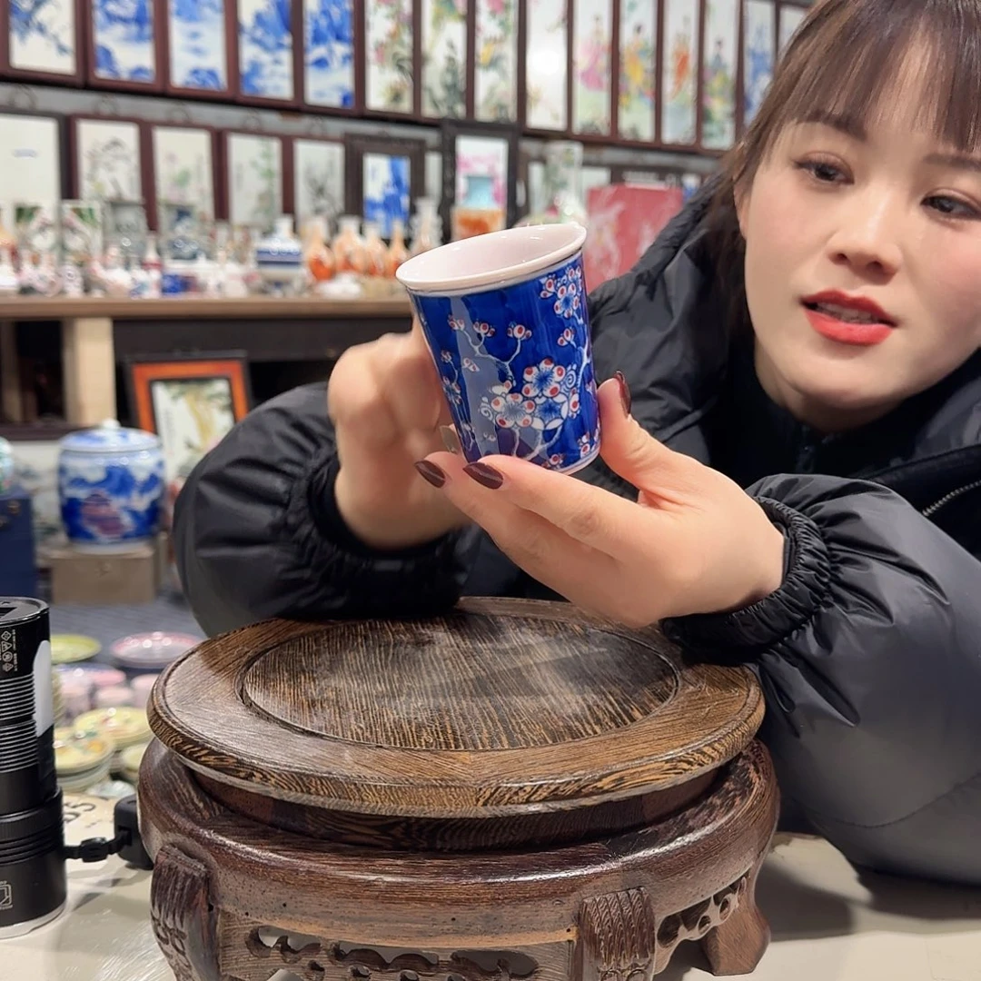 摆件瓷/////景德镇陶瓷瓷器。杯。