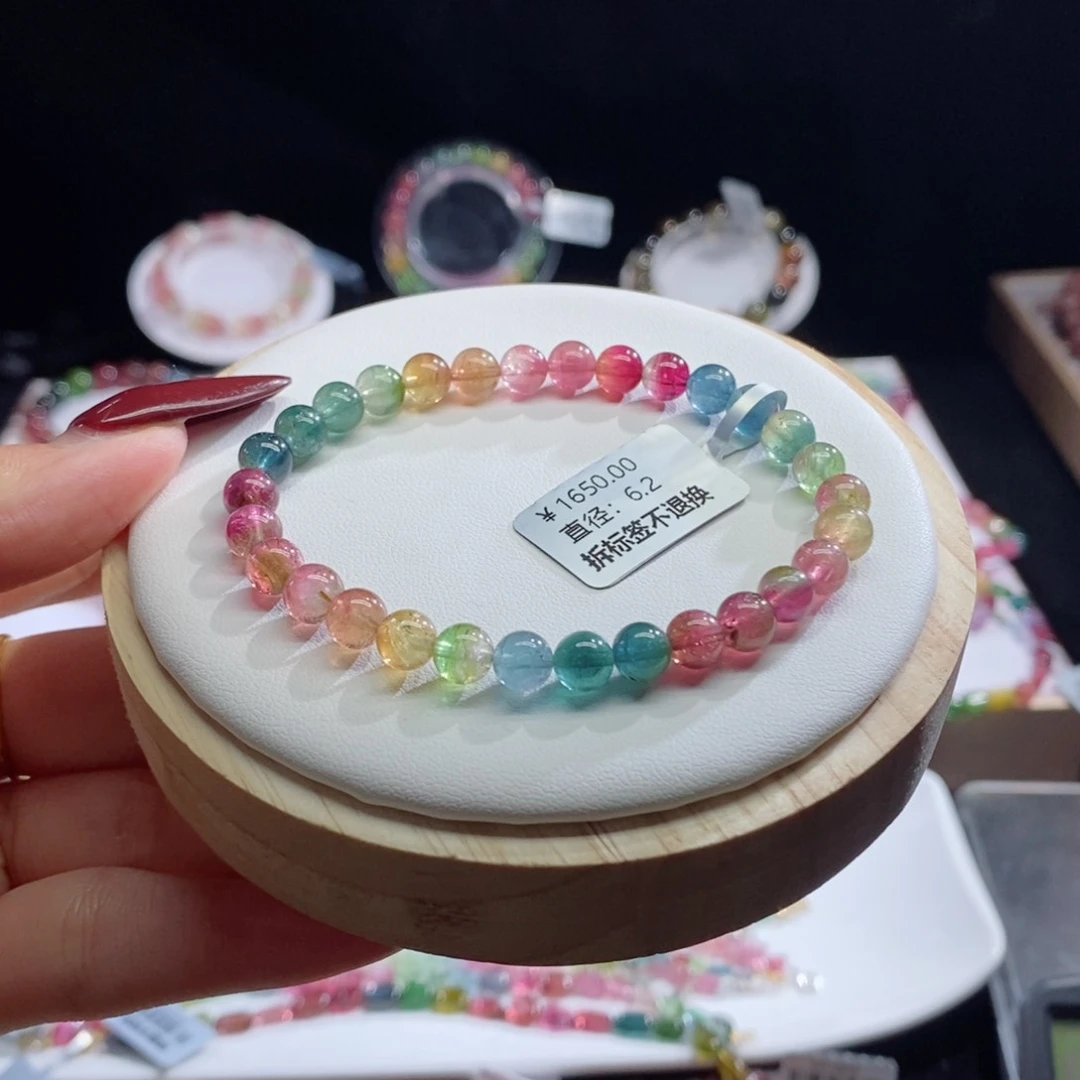 碧玺手链未镶嵌西瓜