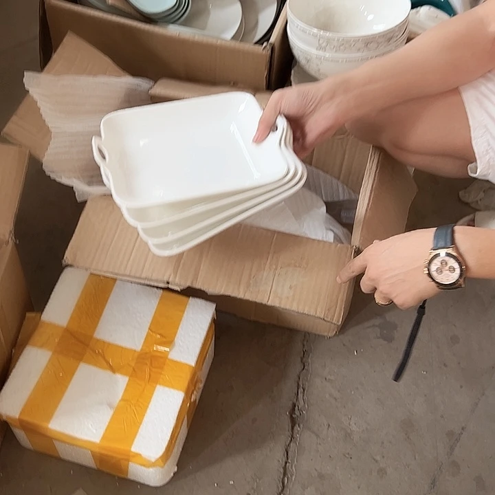 双耳方盘4支 微瑕破损包赔不补发介意勿拍