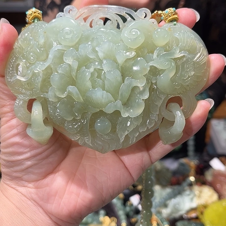 未镶嵌岫玉毛衣链
