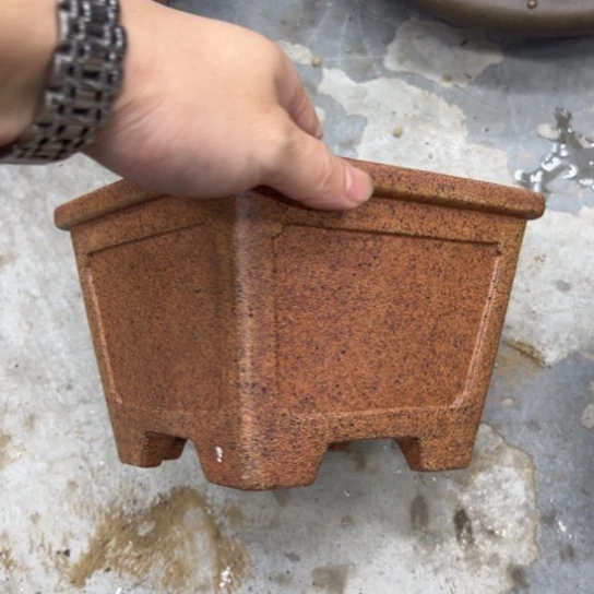 用***3紫砂花盆漂亮漂亮