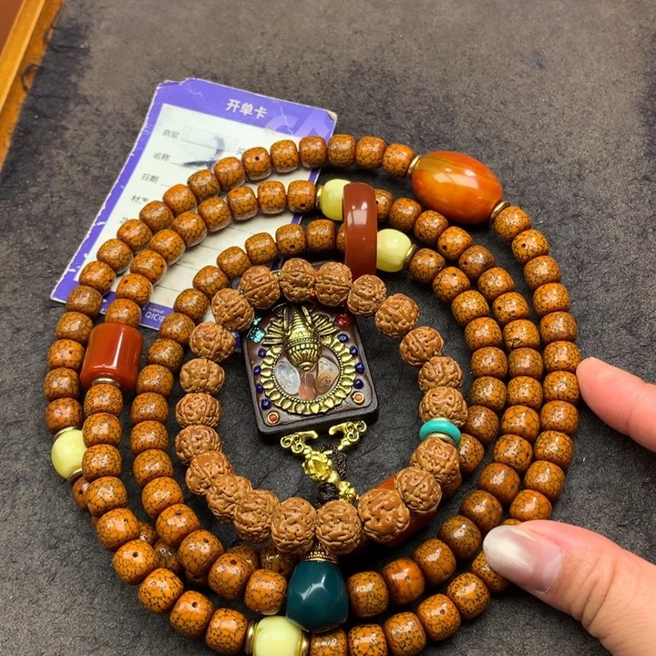 吊坠星月菩提脖挂