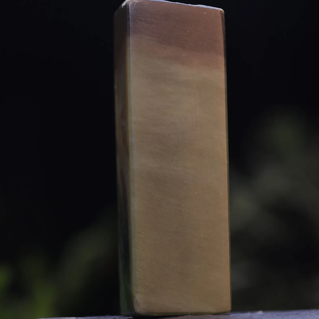 和田玉青花印章小把件