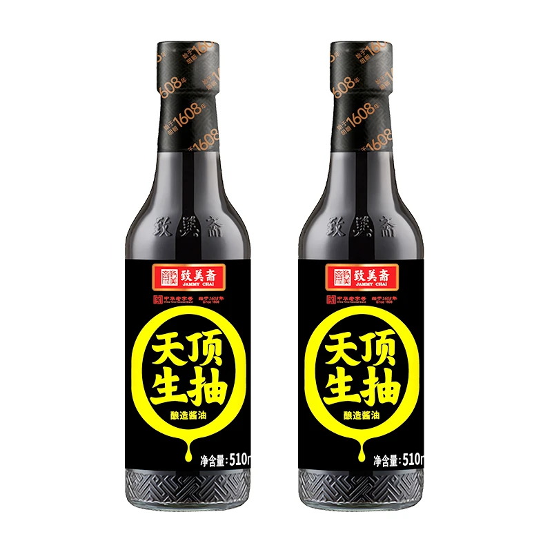 【致美斋】不添加三剂酱油非转基因黄豆酿造生抽非遗传承手艺