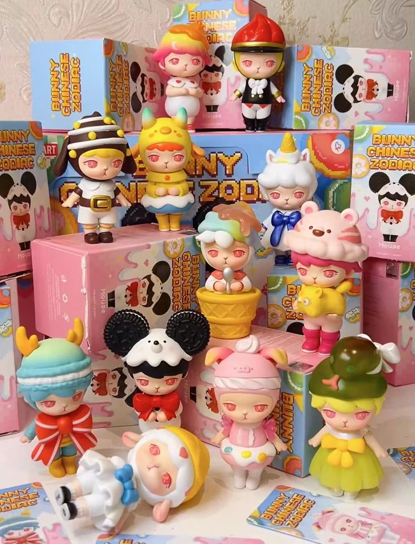 bunny十二生肖正品盲盒潮玩手办系列
