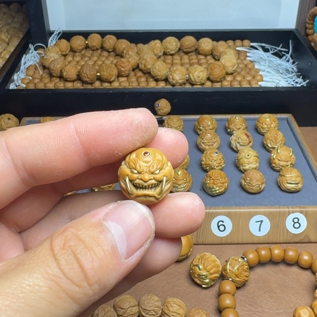 净***.核桃手串/手链双牙